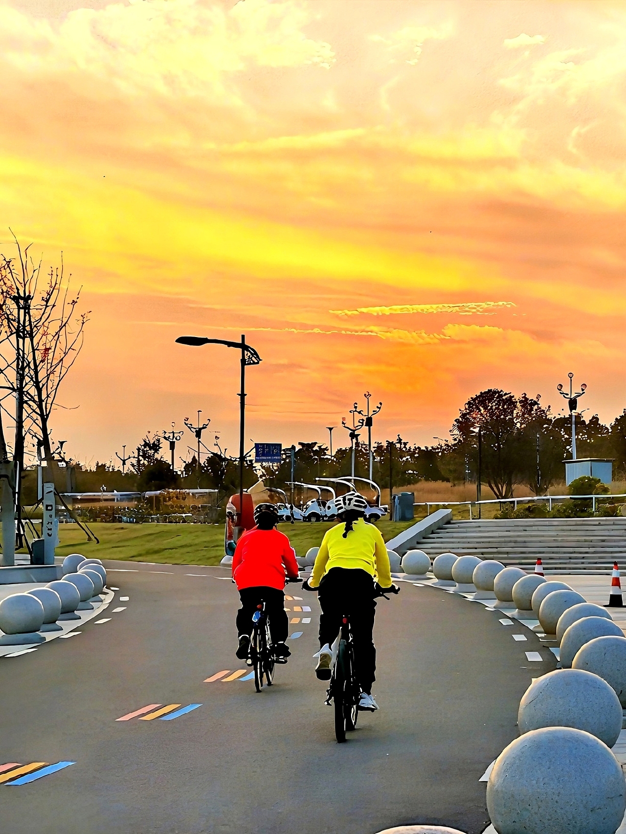 呼吸新鲜空气 享受运动快乐