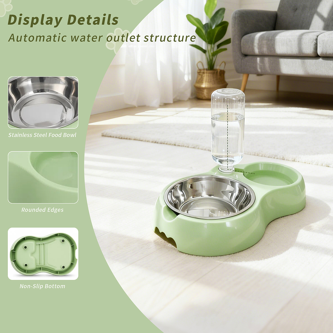 2025*亚马逊宠物用品狗盆狗碗猫碗主图A+