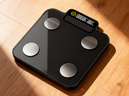 体脂秤渲染+AI合成