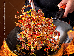 有烟火气的小炒黄牛肉|美食摄影