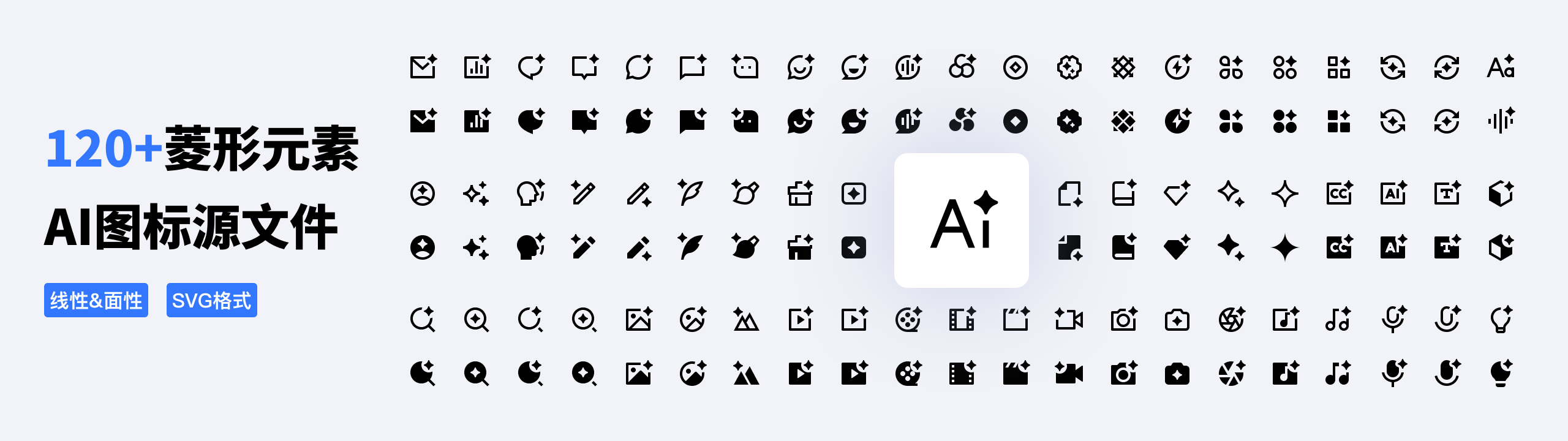 为什么AI图标都爱用“菱形十字星“这个视觉符号？