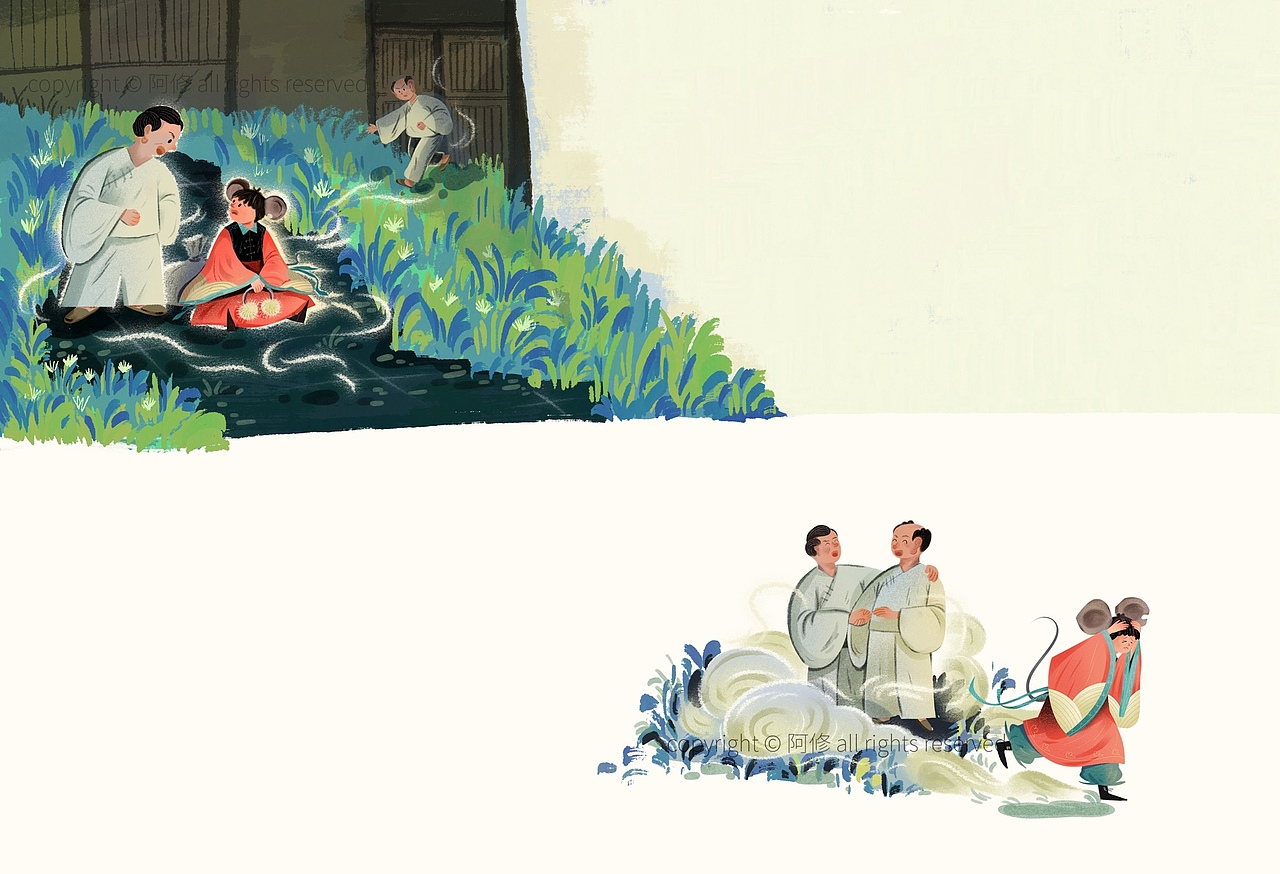 十二生肖系列绘本杂志插画（部分合集）（图ZMzk4MjEyOTY0） - 绘本 - 站酷设计师阿修wenzi原创素材 - 站酷ZCOOL