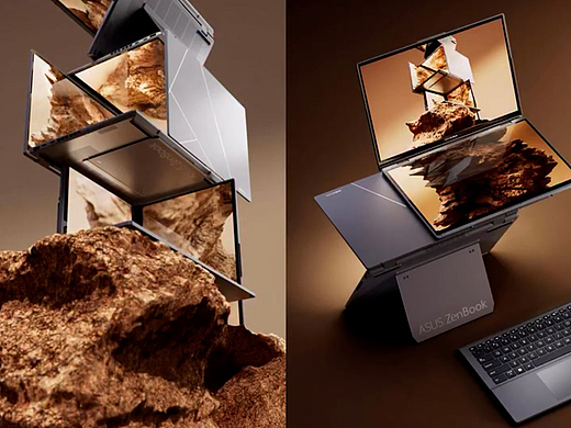 ASUS｜新双屏笔记本广告视觉 CGI