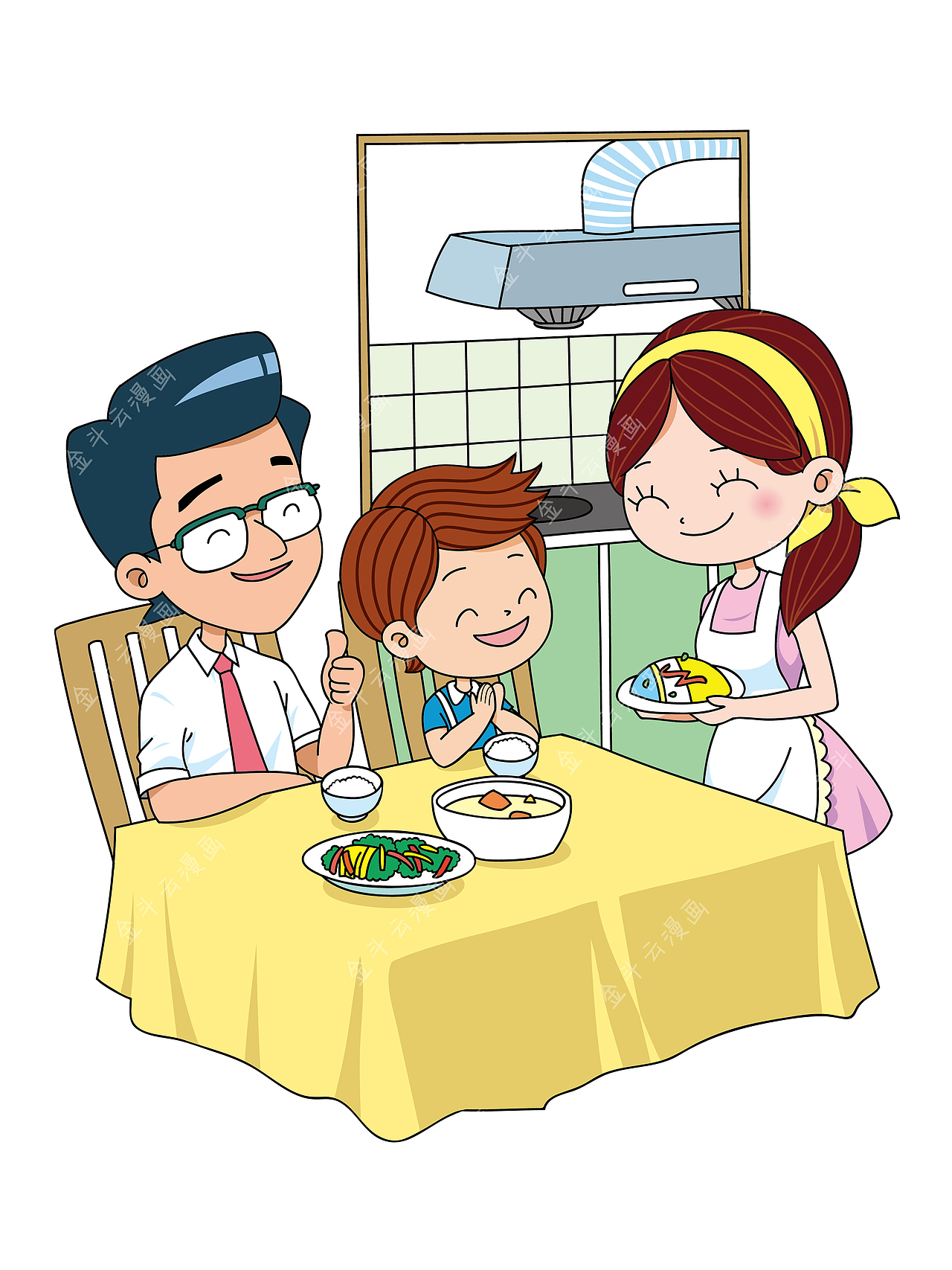 科普插画——健康饮食