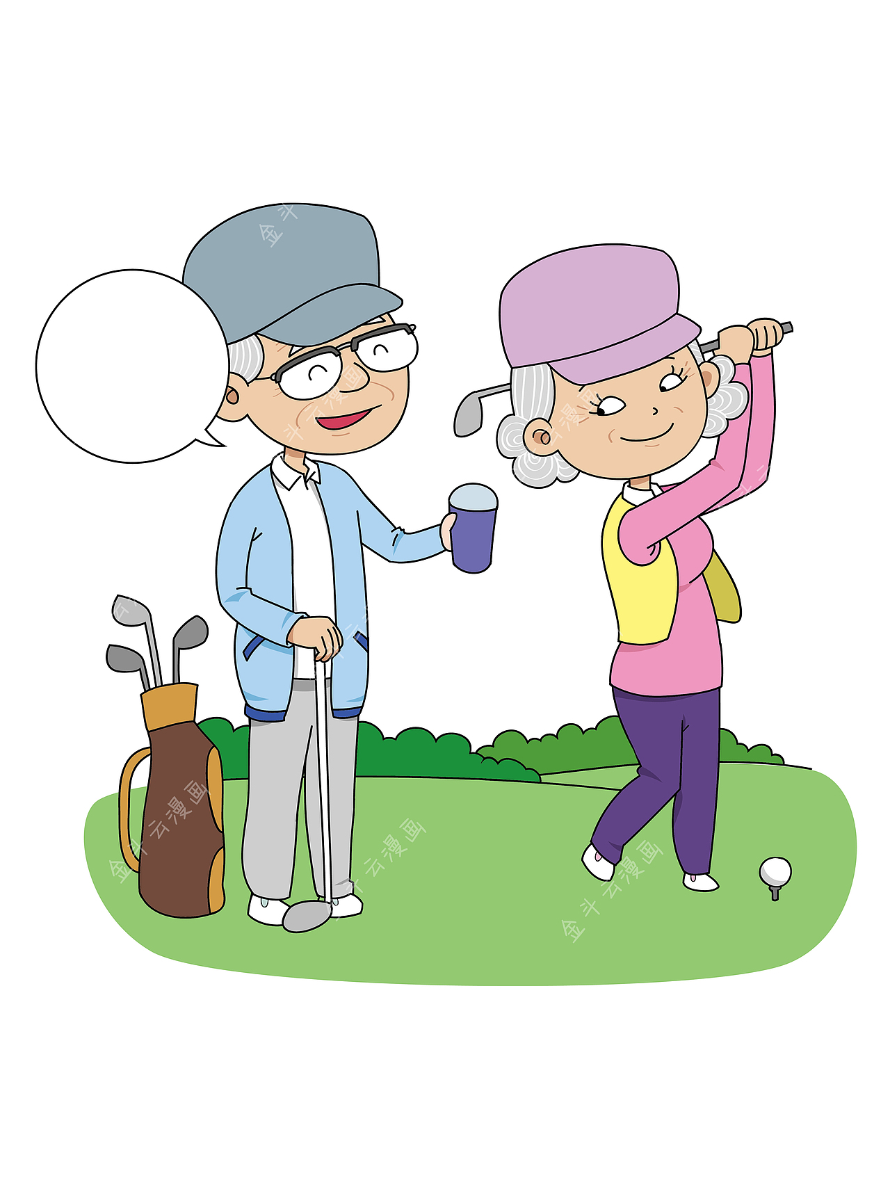 科普插画——健康饮食