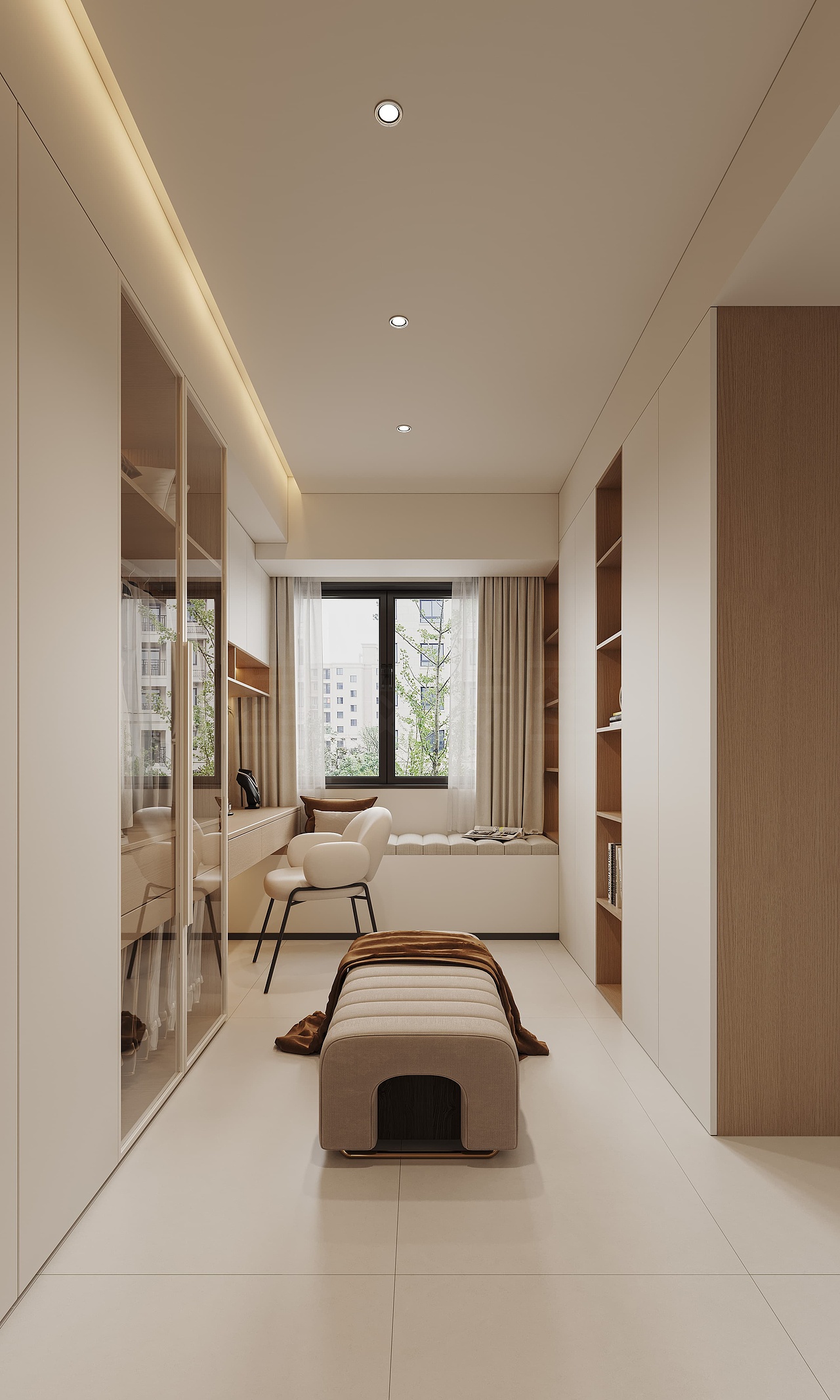 现代奶油风效果案例