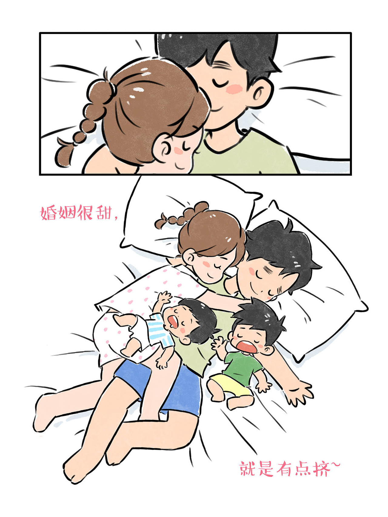 婚姻很甜,就是有点“挤”