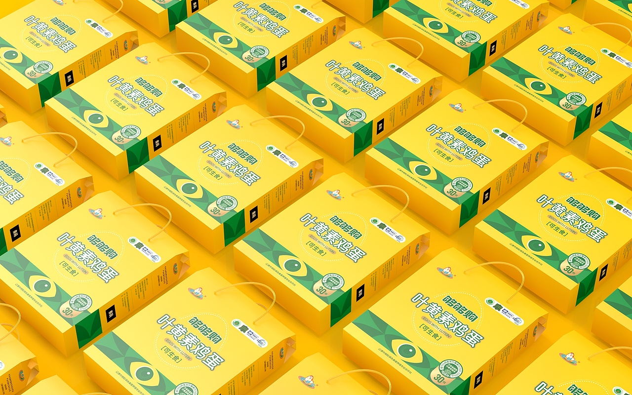 够够购 叶黄素鸡蛋 包装设计