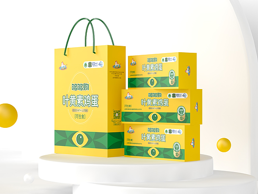 够够购 叶黄素鸡蛋 包装设计