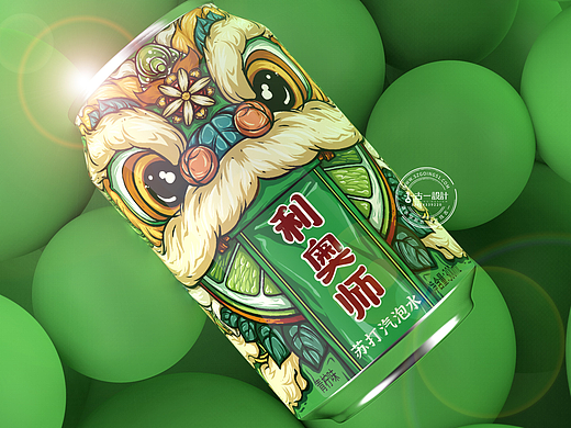 【利奥师 x 古一设计】利奥师苏大汽泡水饮料包装设计