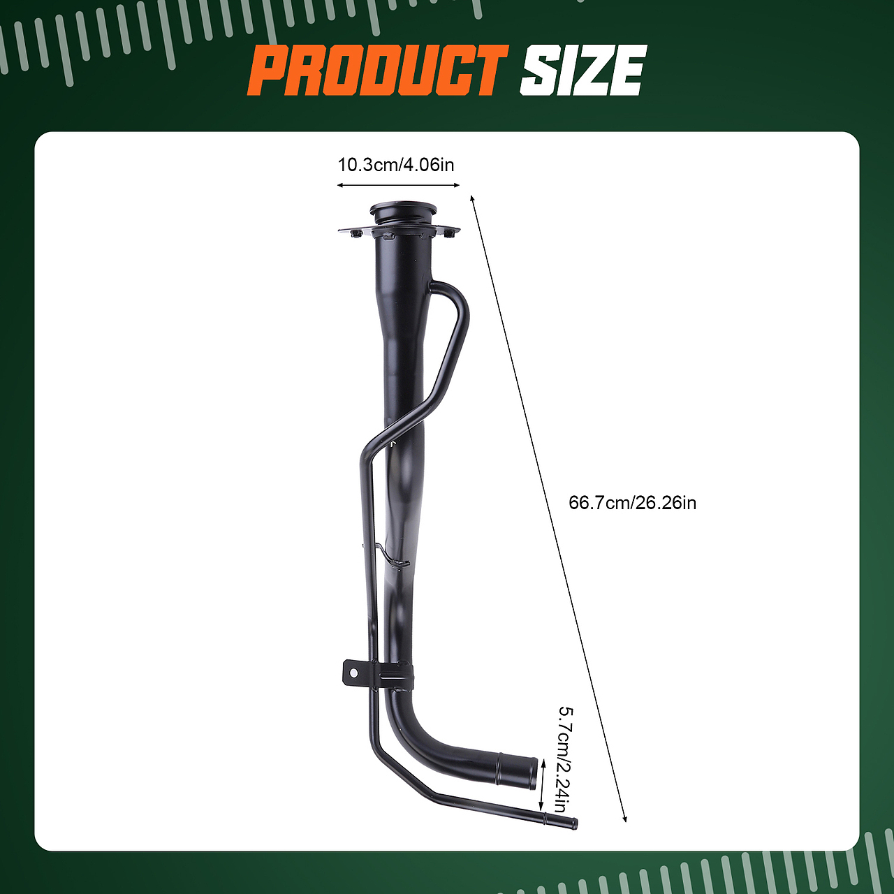 跨境亚马逊油箱加油颈管主图+A+