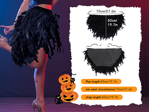 跨境亚马逊火鸡羽毛系带裙主图+A+