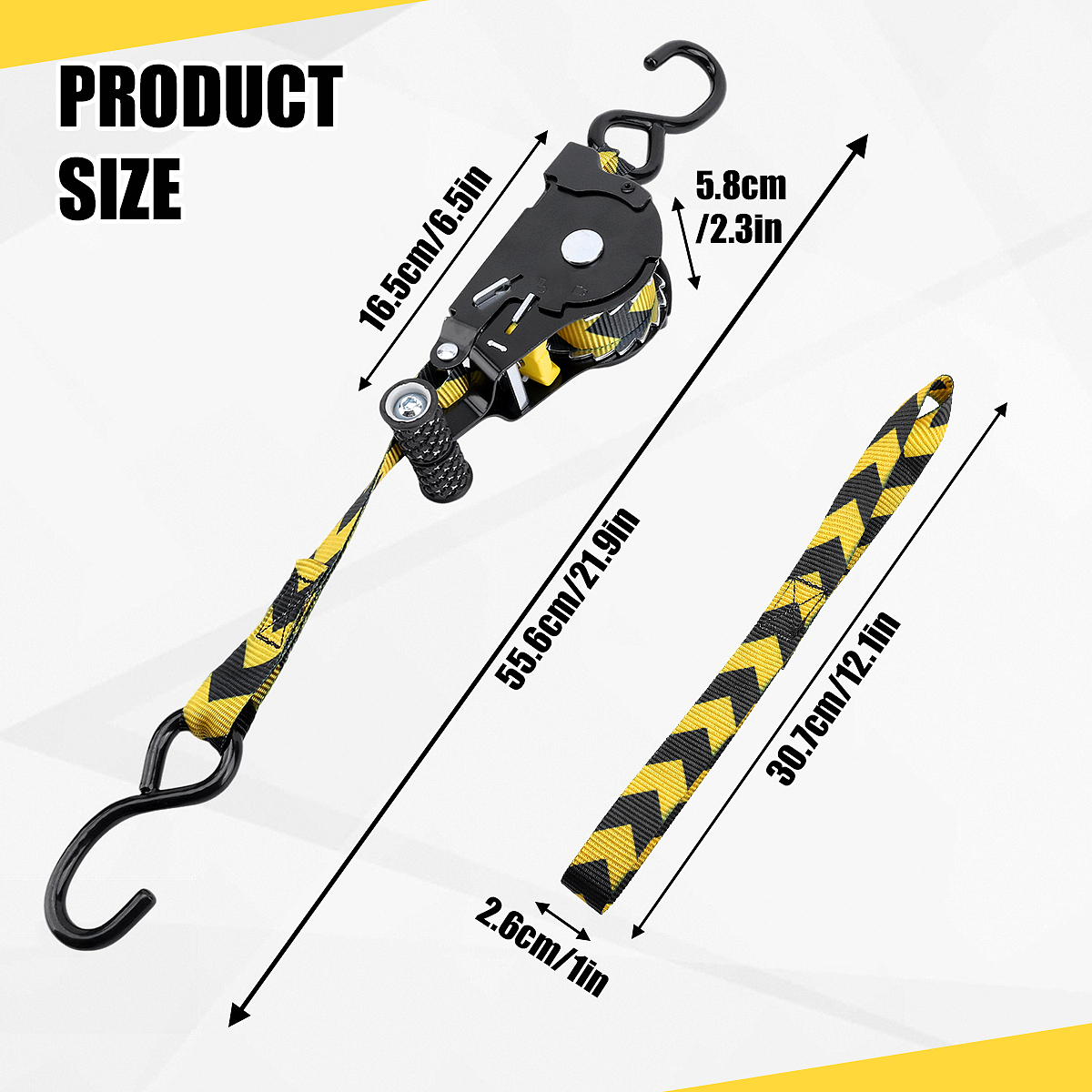 跨境亚马逊自动收缩拉紧器捆绑带主图