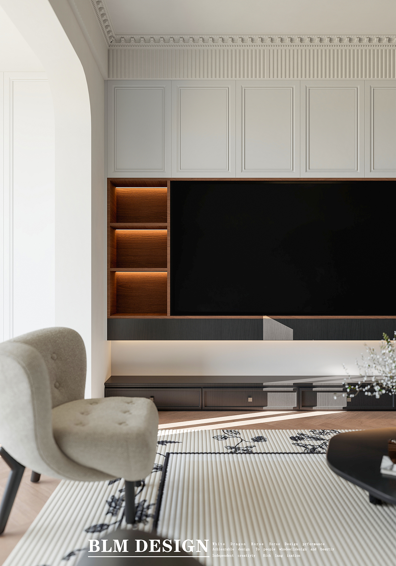 法式复古--白龙马效果图