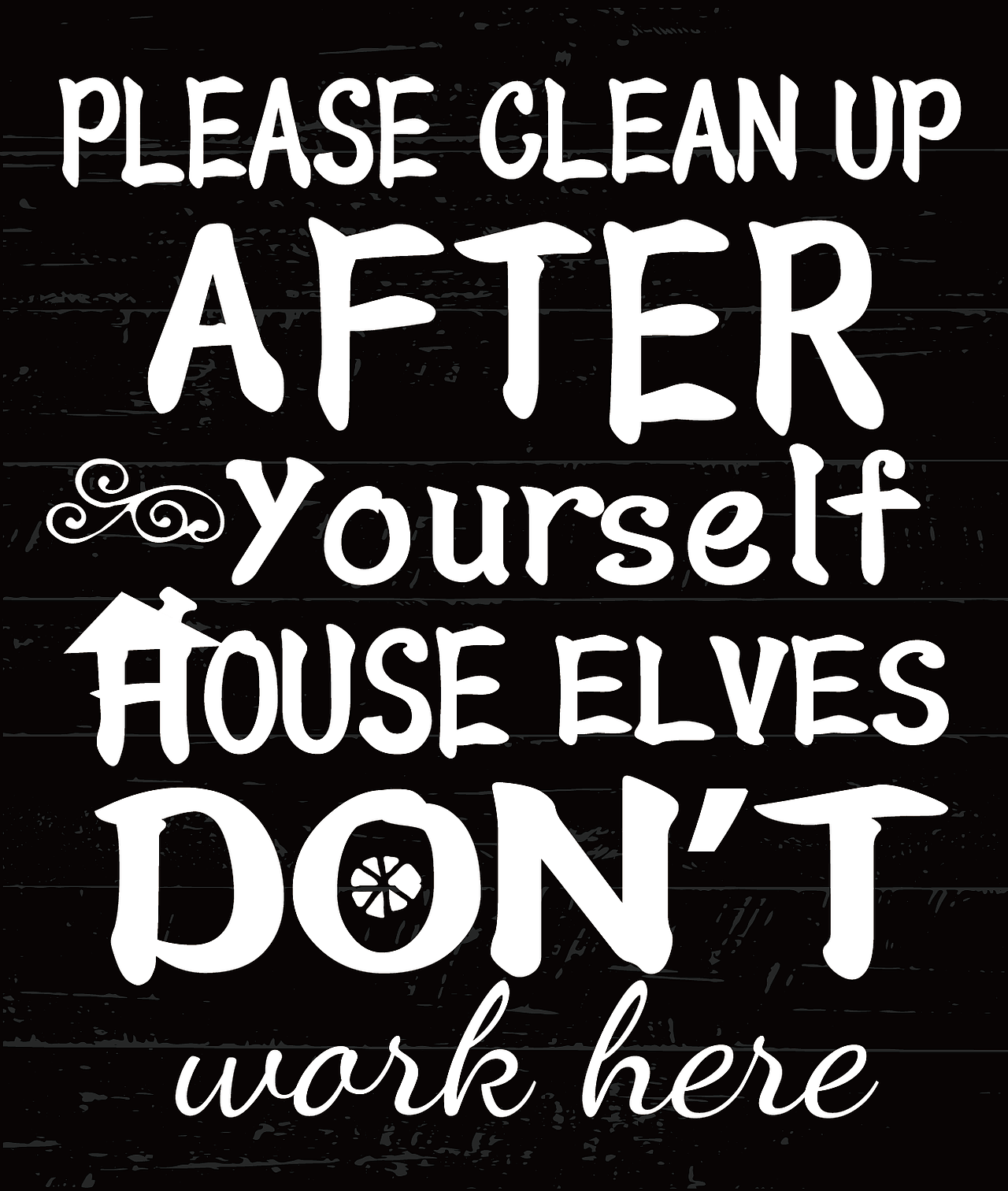 黑色台牌 图案设计