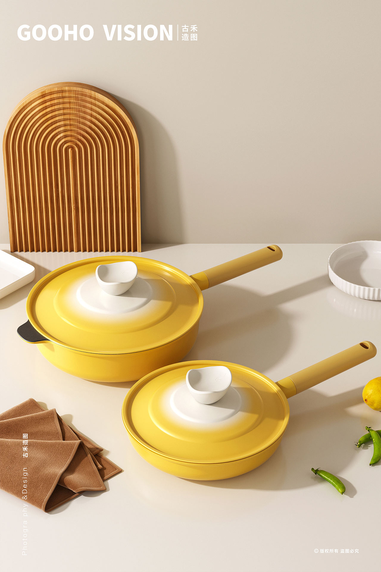 电商锅具产品渲染丨古禾造图 GOOHO VISION（图ZMzk4MjM4NzI4） - 产品摄影 - 站酷设计师古禾造图原创素材 - 站酷ZCOOL