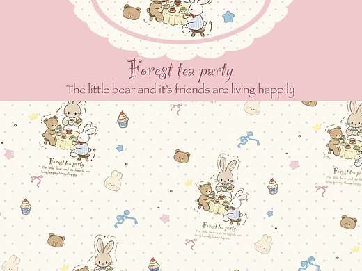 「森林茶话会」系列插画周边