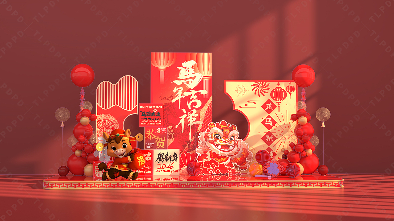 马年原创IP,马年吉祥物,IP周边衍生礼品赠品（图ZMzk4MjQwNTUy） - 展陈设计 - 站酷设计师美陈设计师原创素材 - 站酷ZCOOL