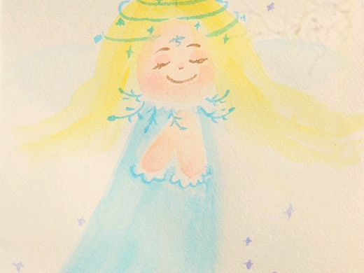 绘画疗愈“上天的孩子”