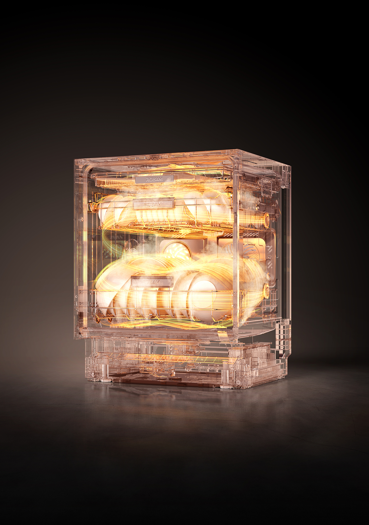 洗碗机三维渲染|老板电器x锐意唯尚