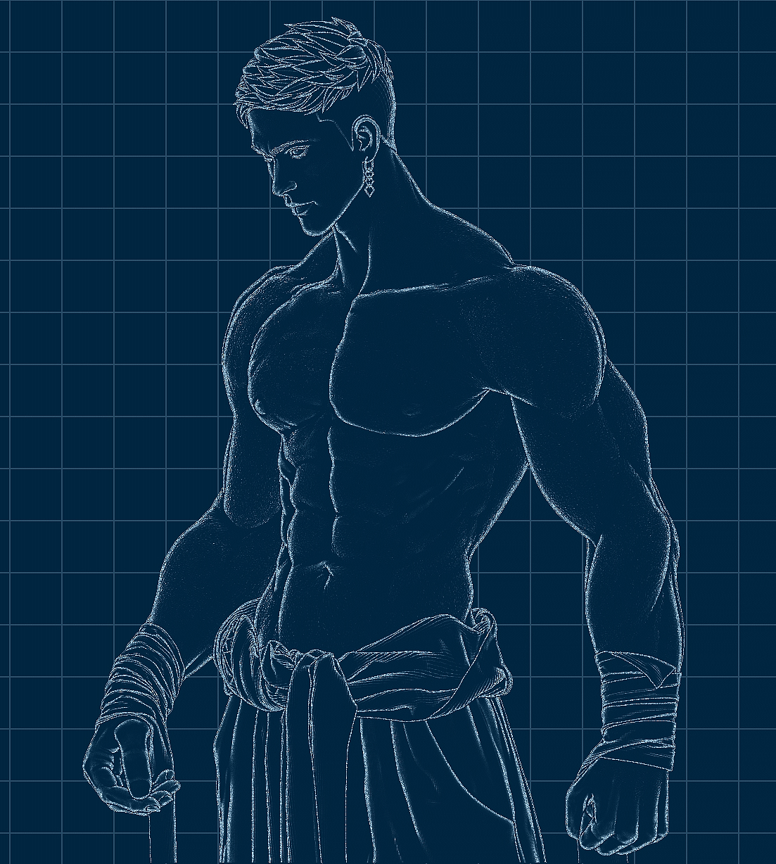 肌肉男练习（图ZMzk4MjQyNzMy） - 人物/生物 - 站酷设计师皓刻原创素材 - 站酷ZCOOL