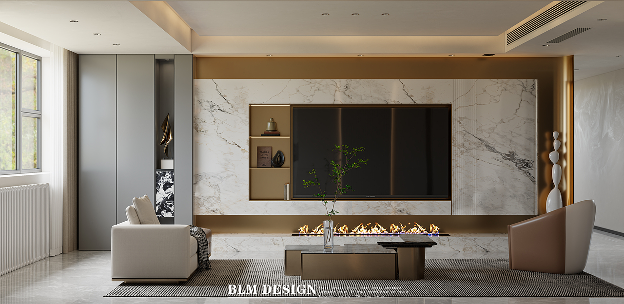 现代家装效果图案例