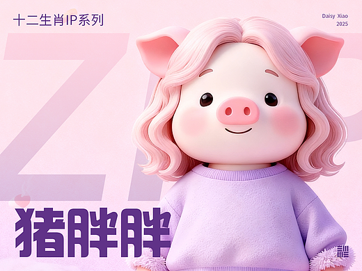 十二生肖IP系列之猪胖胖