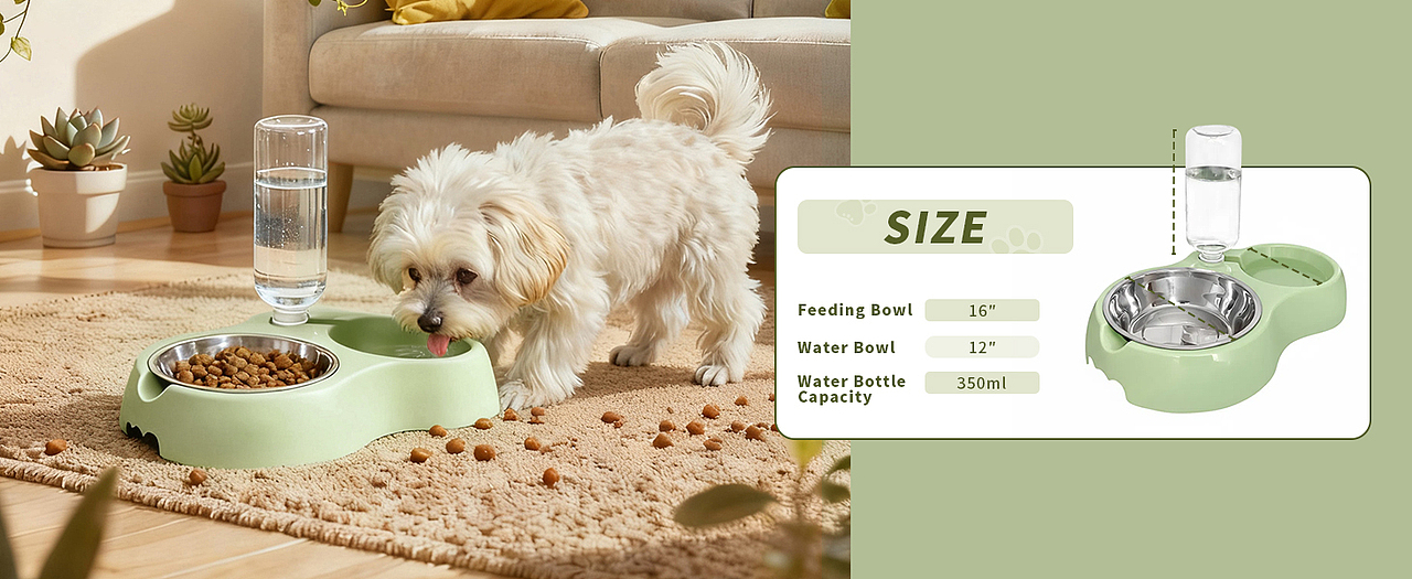 2025*亚马逊宠物用品狗盆狗碗猫碗主图A+