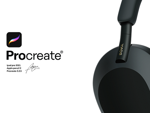 让我们用procreate拆解一下产品上色流程！