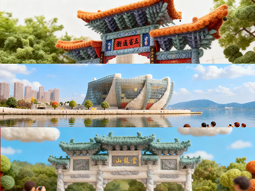 彭城七里·汉风徐州（微缩毛毡风格）