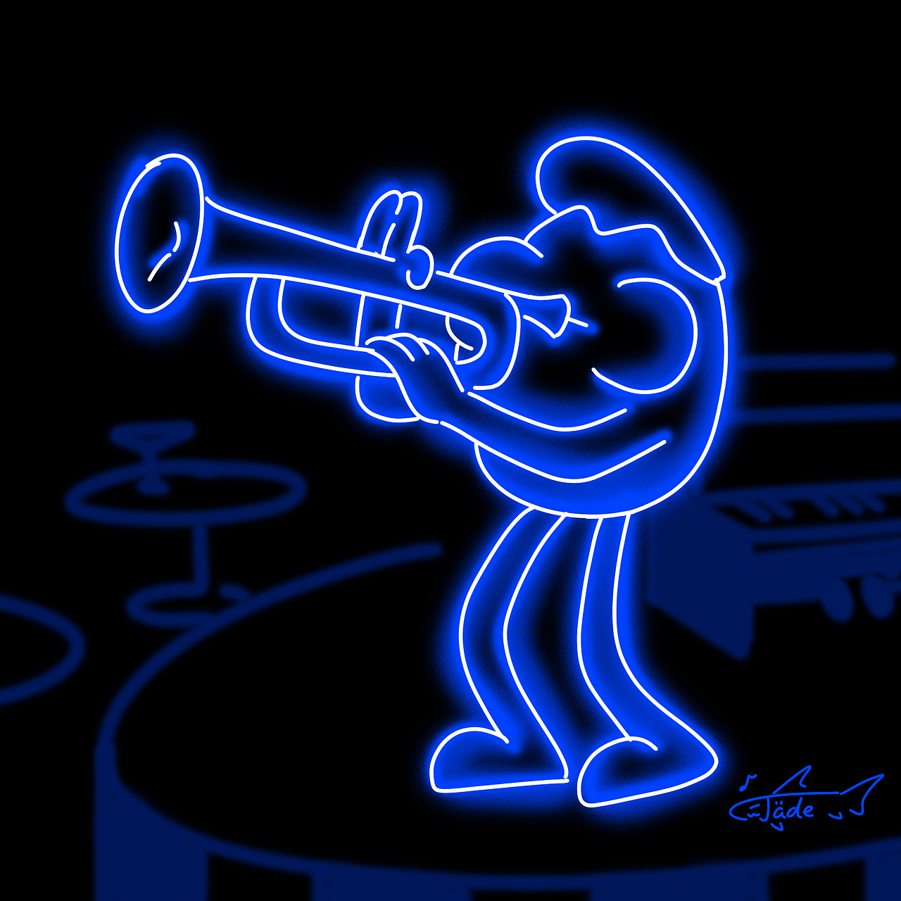 最爱爵士（图ZMzk4MjUwOTg0） - 艺术插画 - 站酷设计师ClausJade原创素材 - 站酷ZCOOL