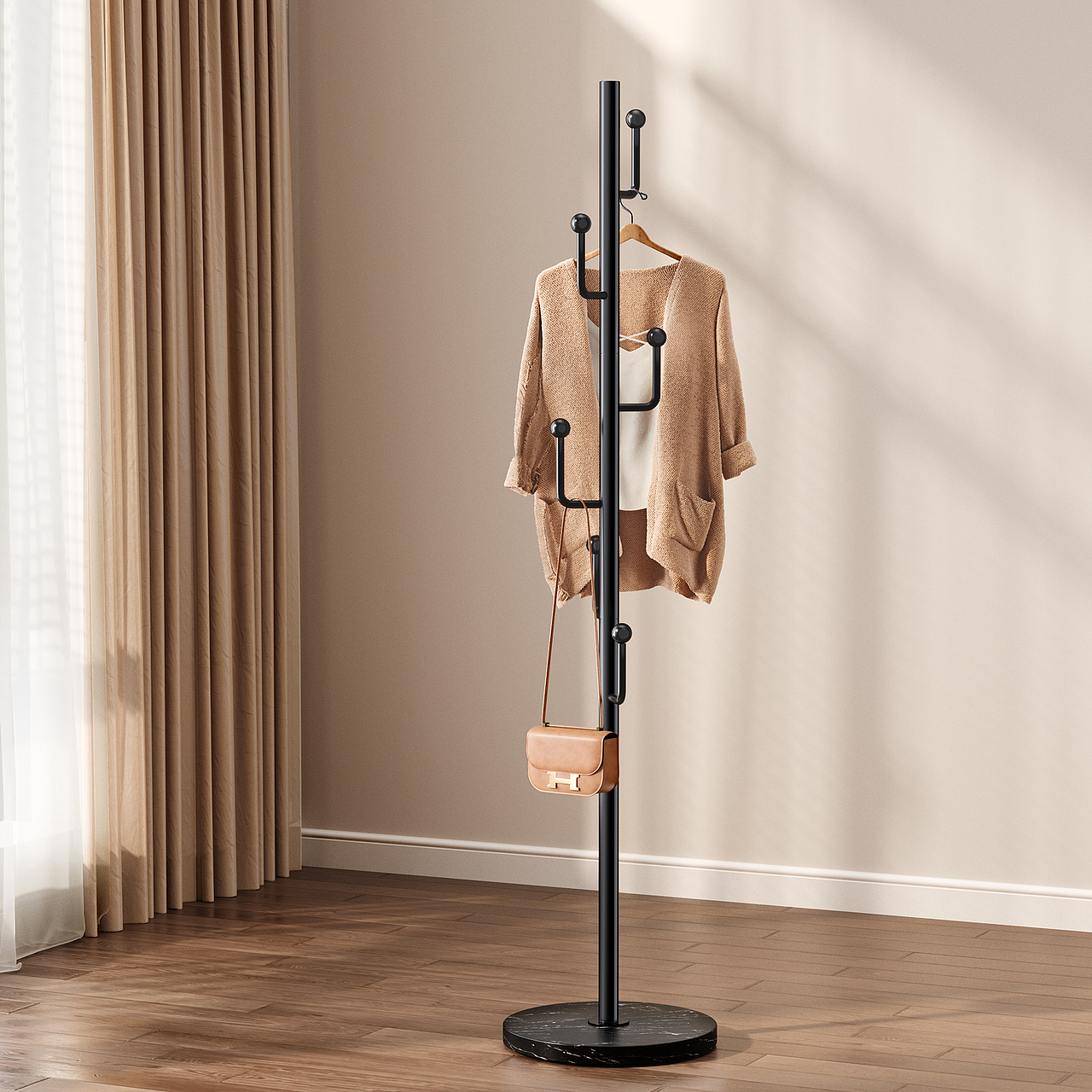 黑色挂衣架
