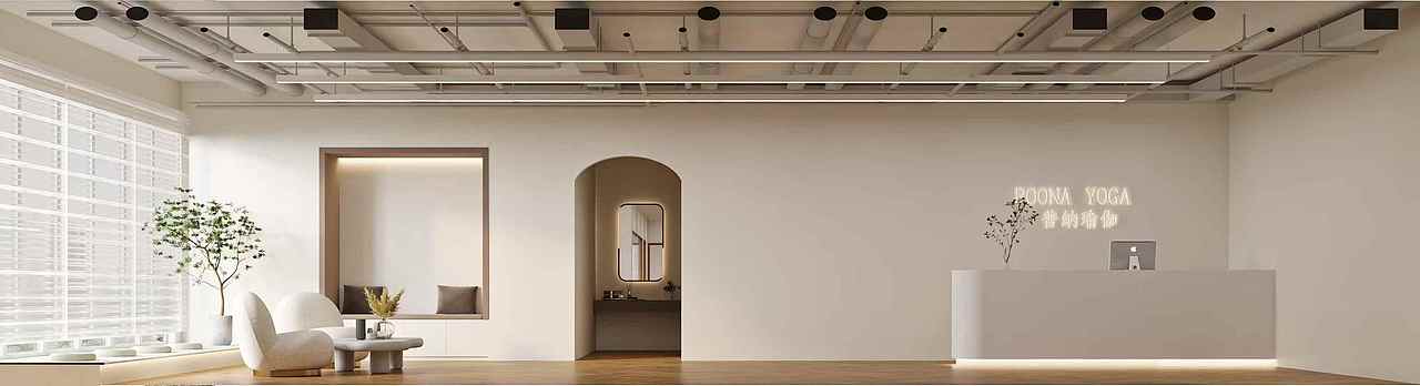 瑜伽房效果图设计