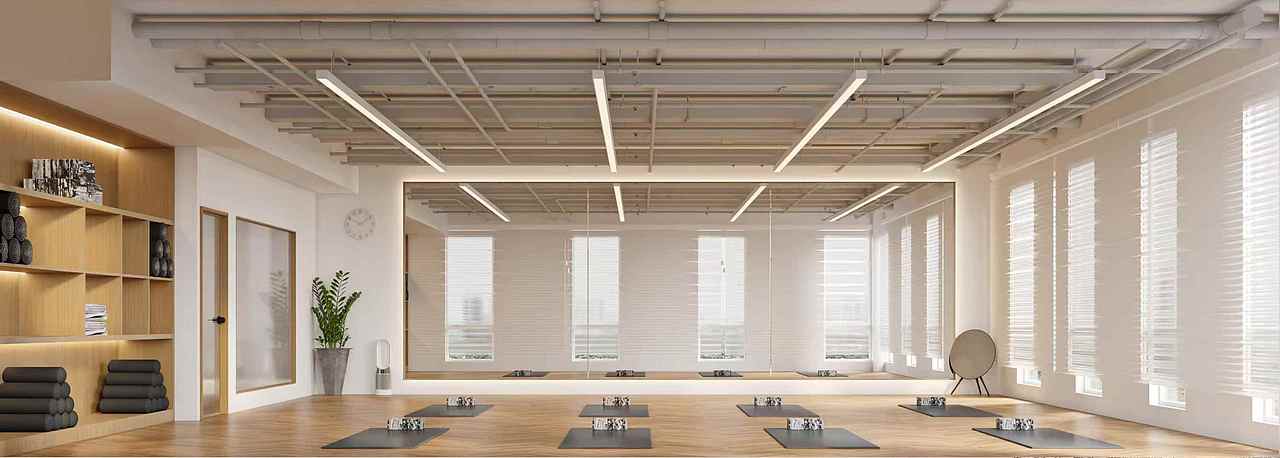 瑜伽房效果图设计