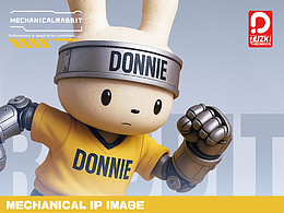 『机械·兔斯基IP形象』视觉分享×大白Donnie