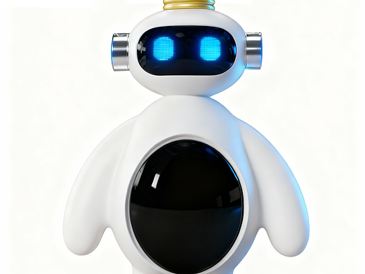 兵马俑元素的未来智能机器人形象