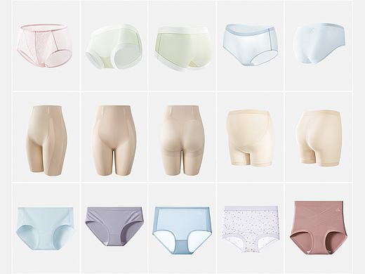 女士内裤3D图合集丨简木视觉 颜色图白底图平铺图拍摄