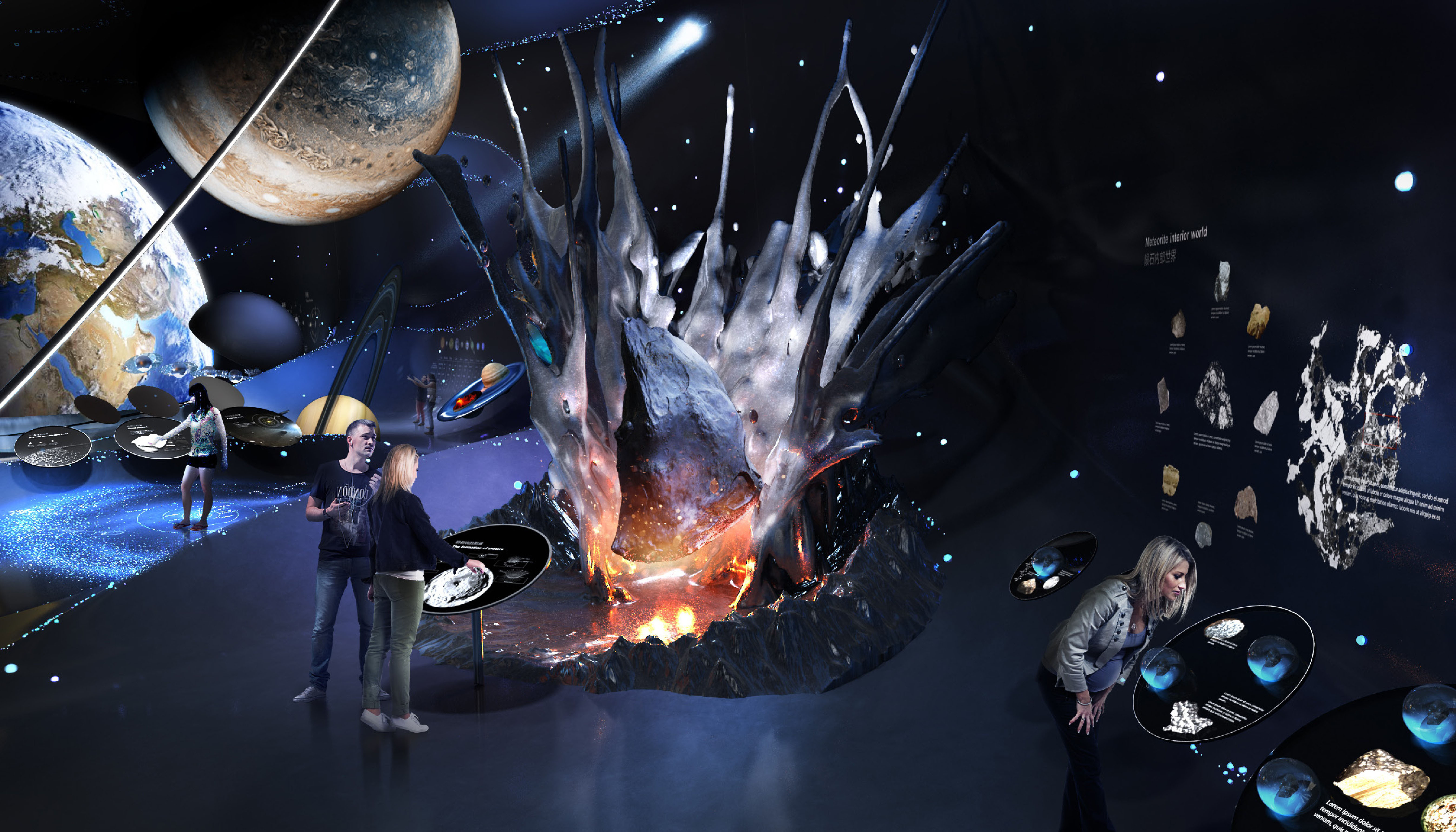 触手可及！上海天文展馆使宇宙史诗 “逛” 成具象奇遇-森克思科技（图ZMTUyNjQ0ODA=） - 观点 - 站酷设计师森克思科技原创素材 - 站酷ZCOOL