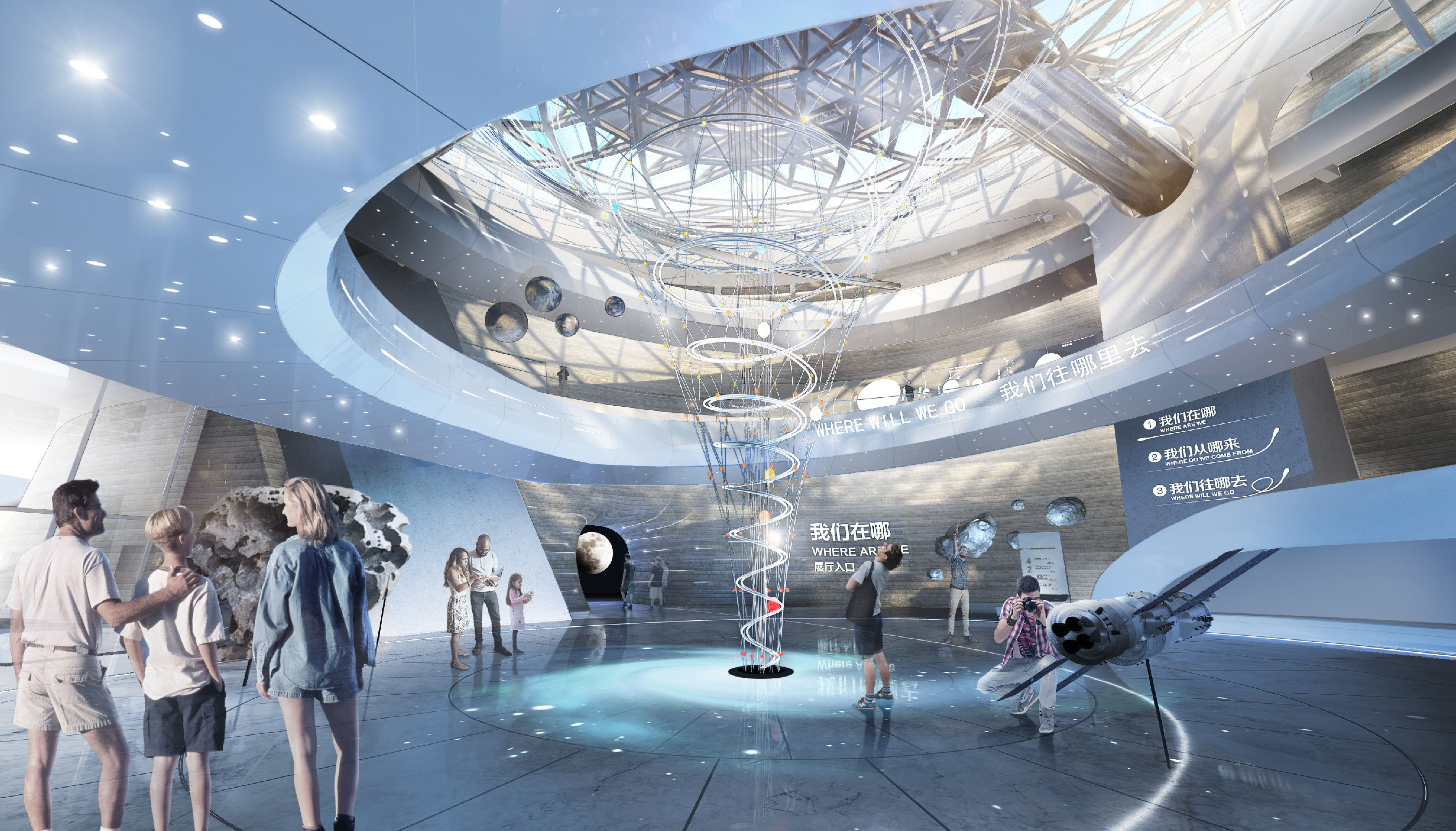 触手可及！上海天文展馆使宇宙史诗 “逛” 成具象奇遇-森克思科技（图ZMTUyNjQ0ODQ=） - 观点 - 站酷设计师森克思科技原创素材 - 站酷ZCOOL