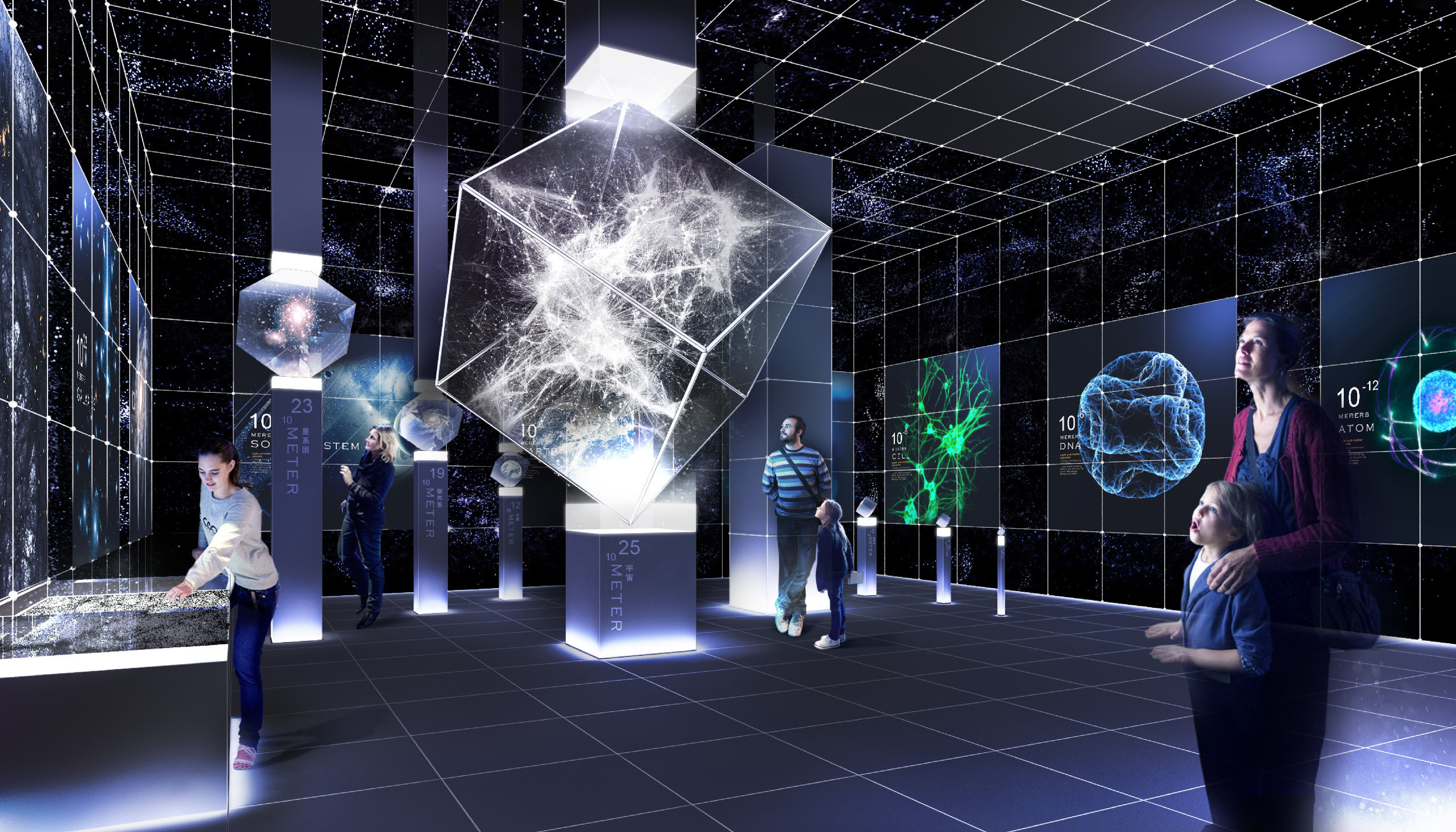 触手可及！上海天文展馆使宇宙史诗 “逛” 成具象奇遇-森克思科技（图ZMTUyNjQ0ODg=） - 观点 - 站酷设计师森克思科技原创素材 - 站酷ZCOOL