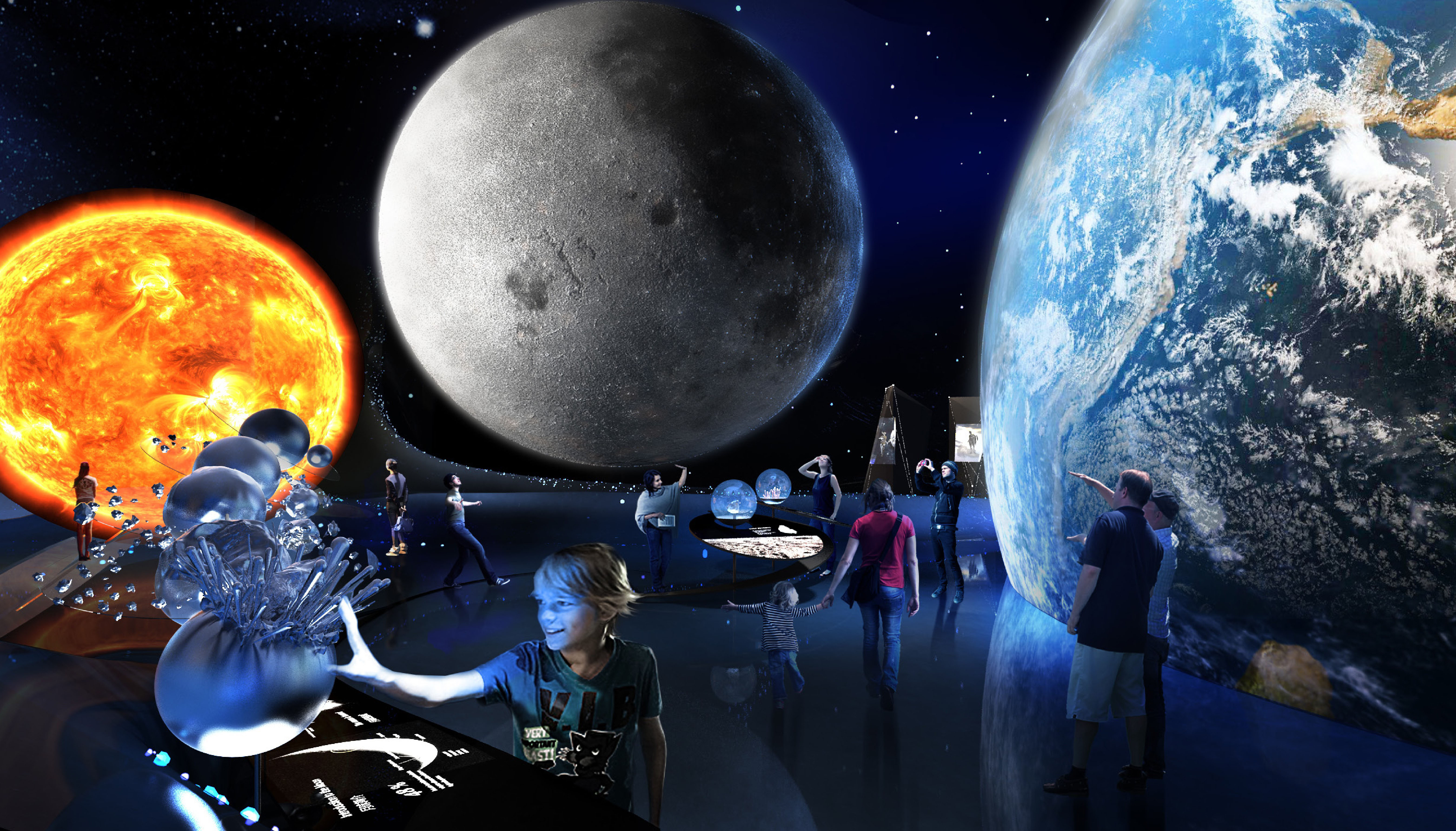 触手可及！上海天文展馆使宇宙史诗 “逛” 成具象奇遇-森克思科技（图ZMTUyNjQ0OTI=） - 观点 - 站酷设计师森克思科技原创素材 - 站酷ZCOOL