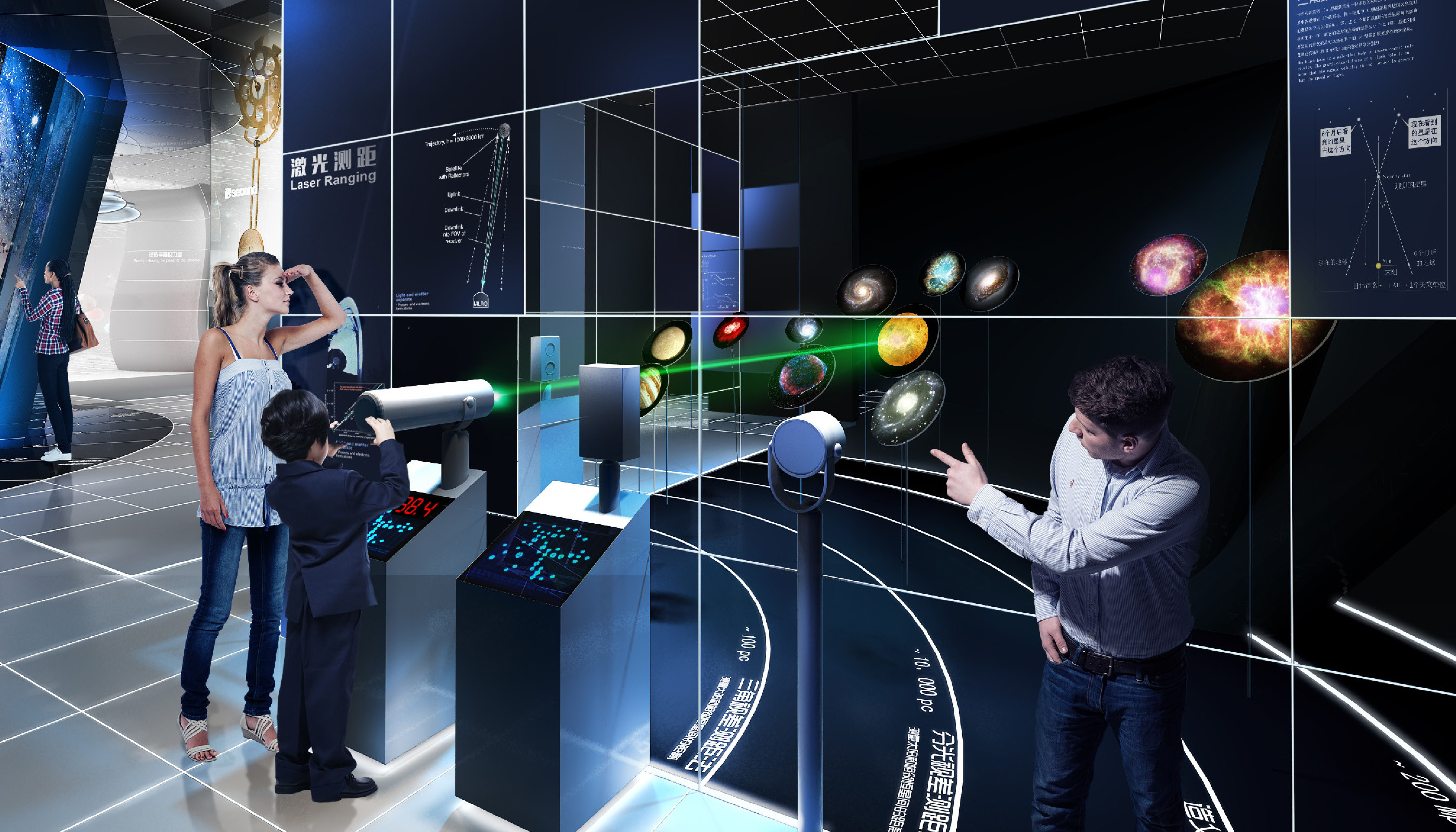 触手可及！上海天文展馆使宇宙史诗 “逛” 成具象奇遇-森克思科技（图ZMTUyNjQ1MDQ=） - 观点 - 站酷设计师森克思科技原创素材 - 站酷ZCOOL