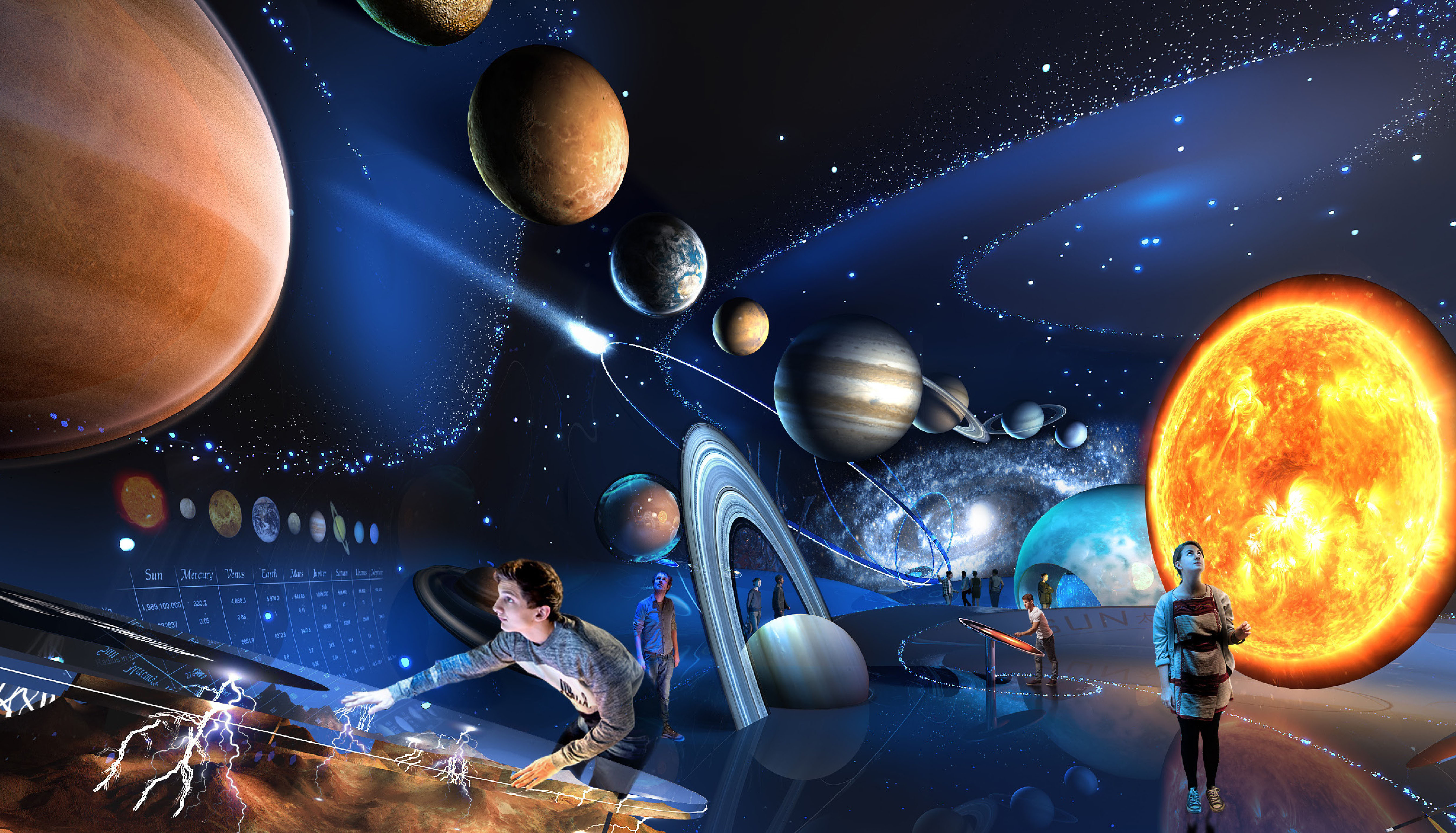 触手可及！上海天文展馆使宇宙史诗 “逛” 成具象奇遇-森克思科技（图ZMTUyNjQ1MTI=） - 观点 - 站酷设计师森克思科技原创素材 - 站酷ZCOOL