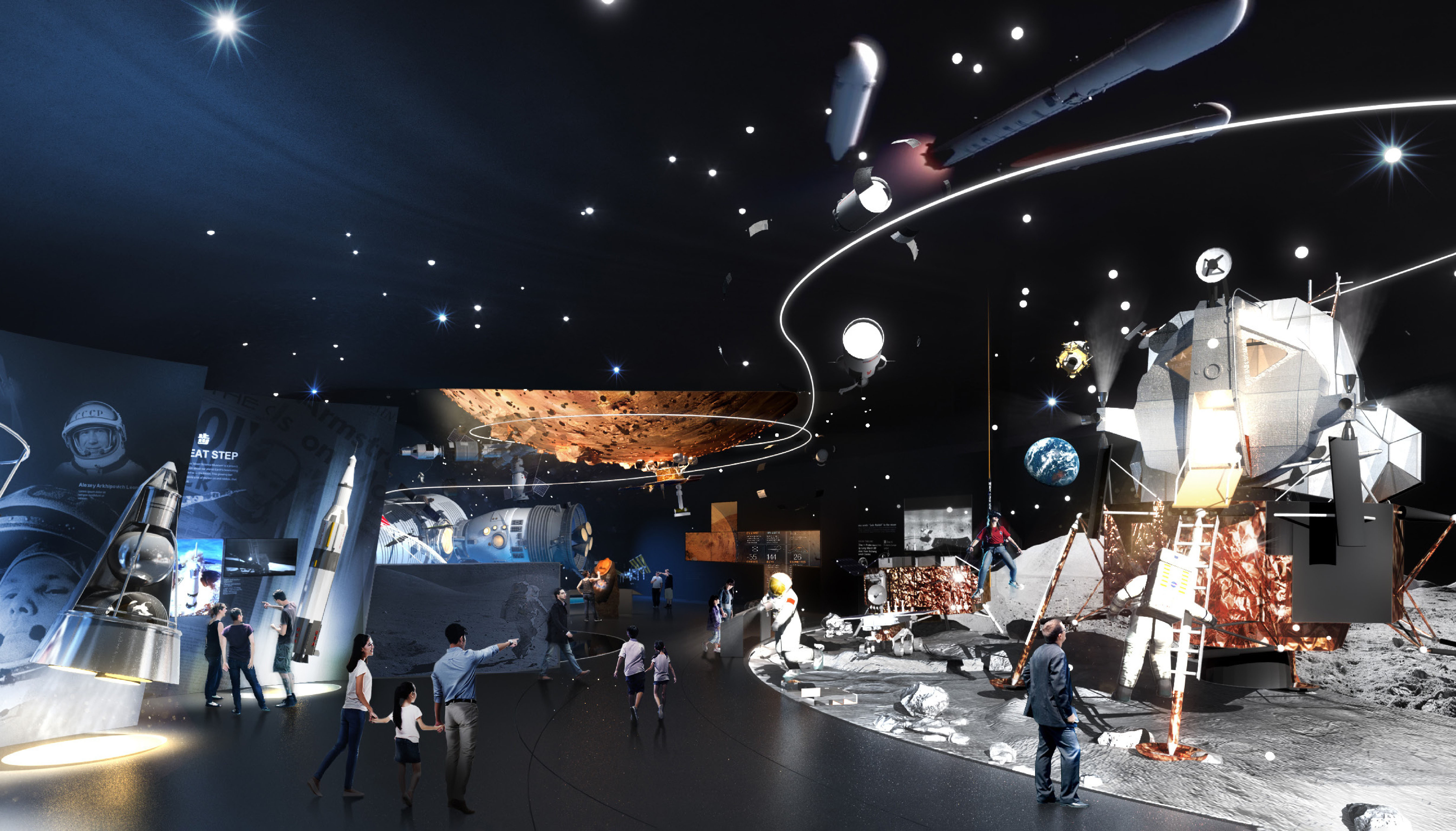 触手可及！上海天文展馆使宇宙史诗 “逛” 成具象奇遇-森克思科技（图ZMTUyNjQ1MjQ=） - 观点 - 站酷设计师森克思科技原创素材 - 站酷ZCOOL