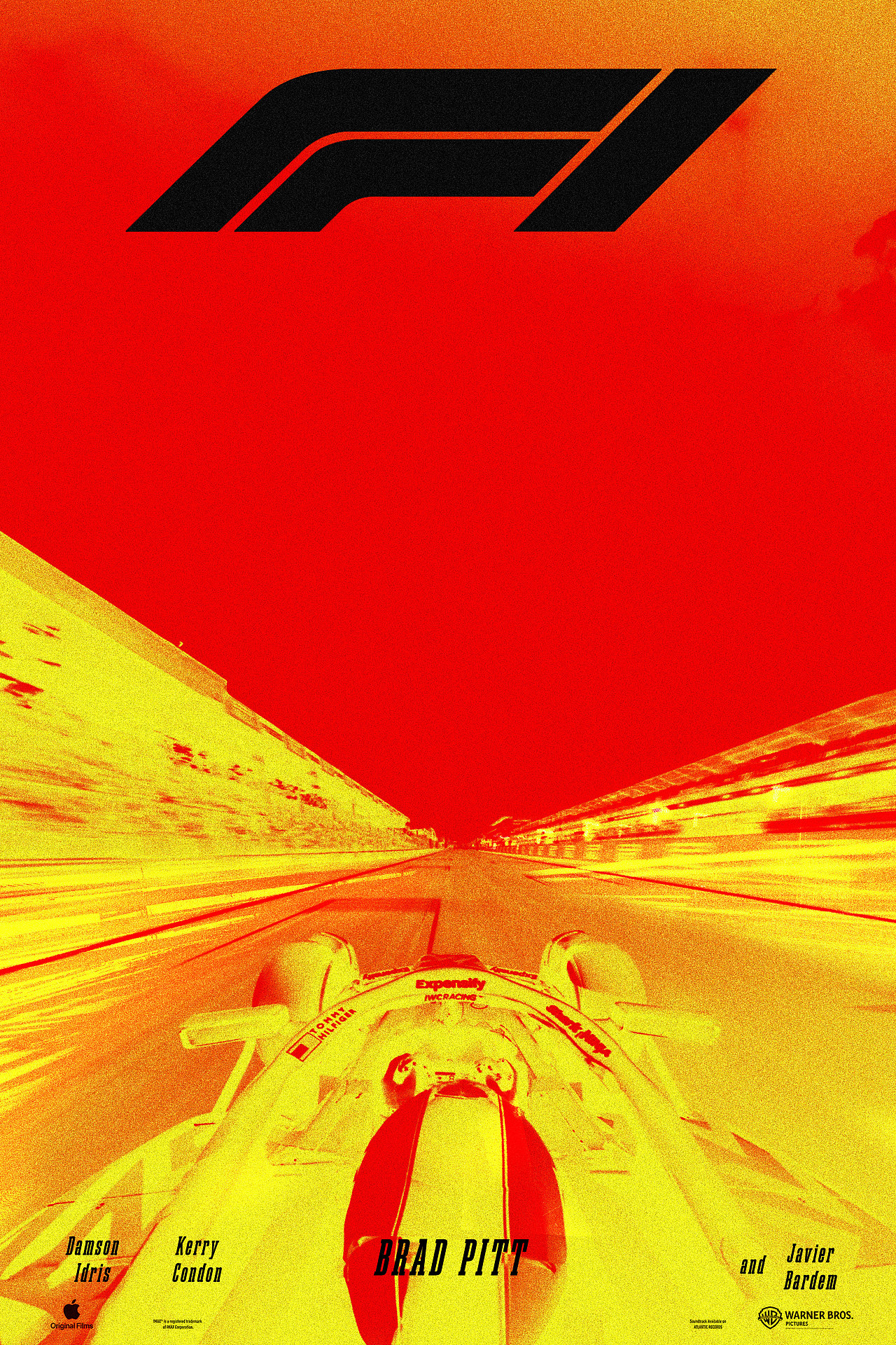 《F1:狂飙飞车》原创海报