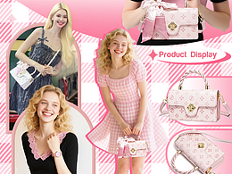 少女风格排版设计/包包