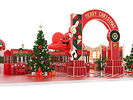 商场圣诞 元旦活动市集美陈素材案例分享