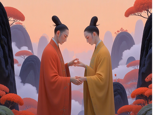 重阳节小品（个人主页-ZNzI3MTUwMTY=） - AI作品 - 站酷设计师连捅三刀不死原创素材 - 站酷ZCOOL