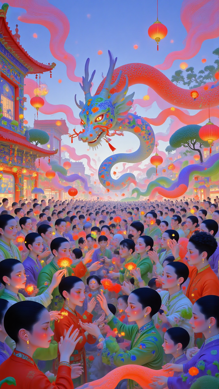 补两个 国庆和中秋的小品（图ZMzk4MjgwMjky） - AI作品 - 站酷设计师连捅三刀不死原创素材 - 站酷ZCOOL