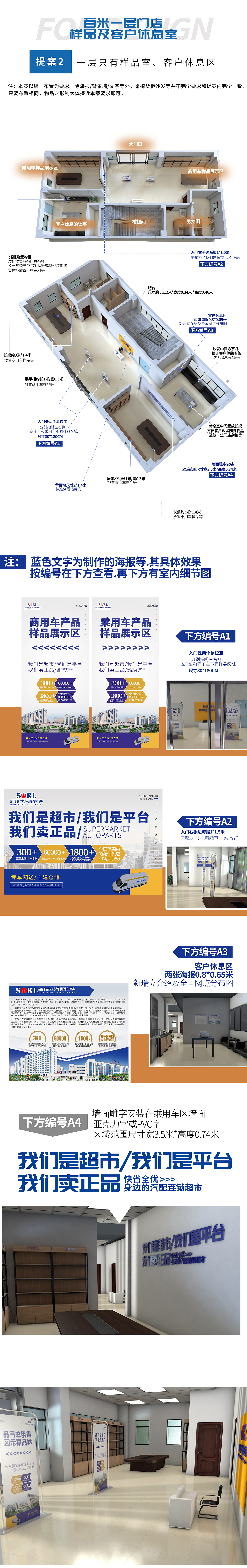 室内展厅布局和设计